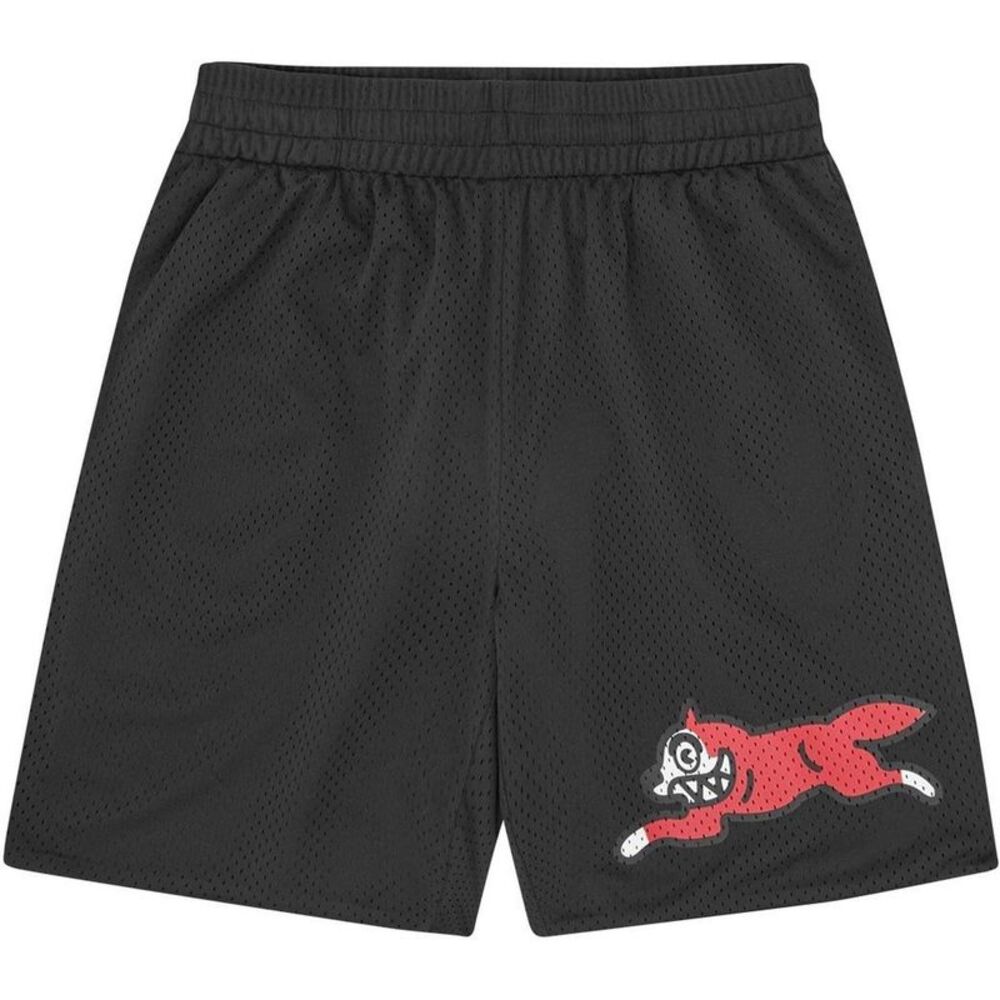 ICECREAM Mens Mesh Dog Shorts / Black